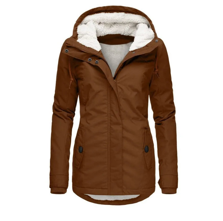 Eden | Women's Winter Coat - Color:Brown;Size:XS