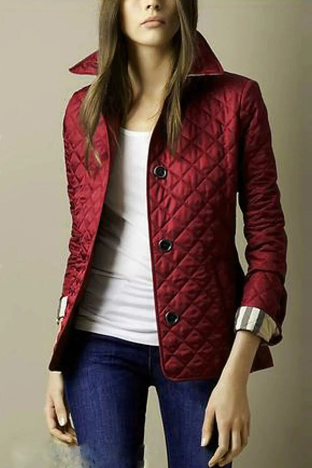 Eisley | Women's Fall Puffer Jacket - Burgundy