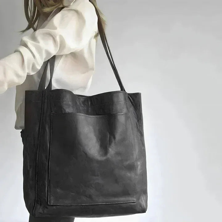 Eliza | Women's Classic Spacious Tote Bag   - Color:Black