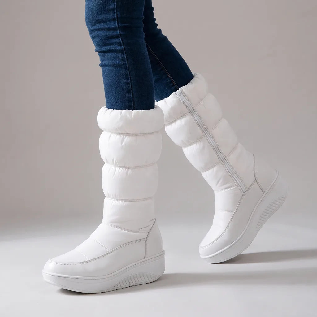 Eliza | Women's Orthopedic Winter Boots  - Color:Beige;Size:35