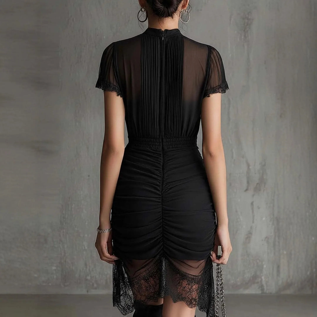 Women's Ellie | Women's Lace-Trim Mini Dress