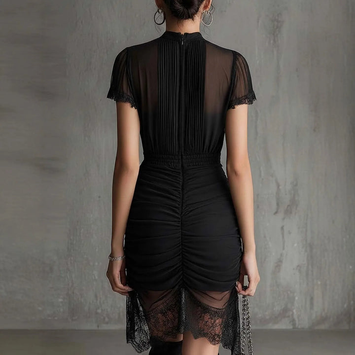 Women's Ellie | Women's Lace-Trim Mini Dress