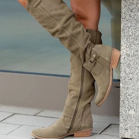 Ellie | Women's Winter Boots - Color:Green;Size:35