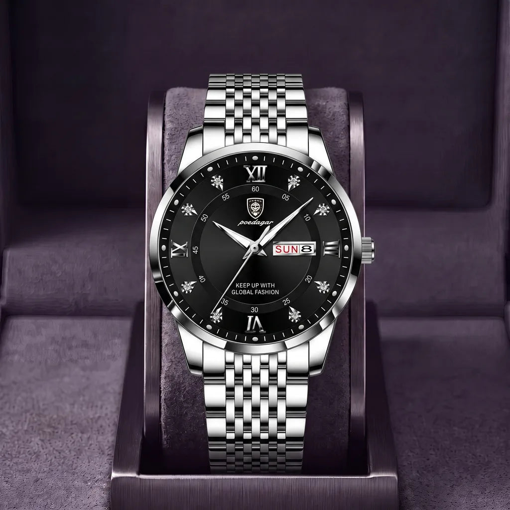 Ellis | Men's Stainless Steel Watch - Color:Black
