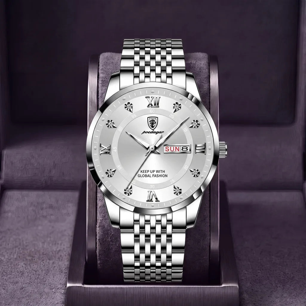 Ellis | Men's Stainless Steel Watch - Color:White