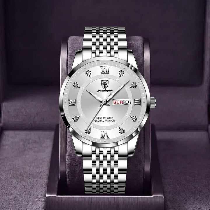 Ellis | Men's Stainless Steel Watch - Color:White