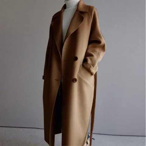 Elouise | Women's Trench Coat - Color:Brown;Size:XS