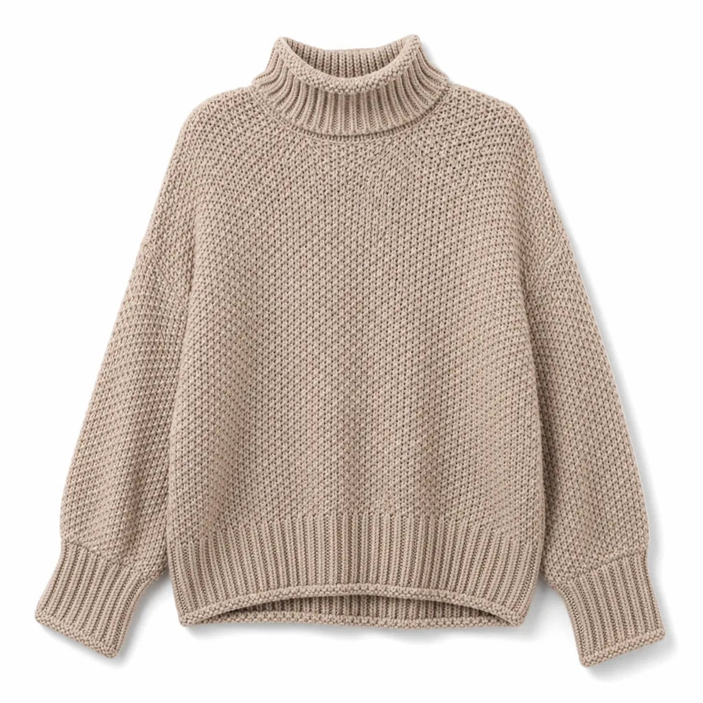 Elowen | Women's Fall Knit Cute Cardigan Sweater - Color:Beige;Size:XS