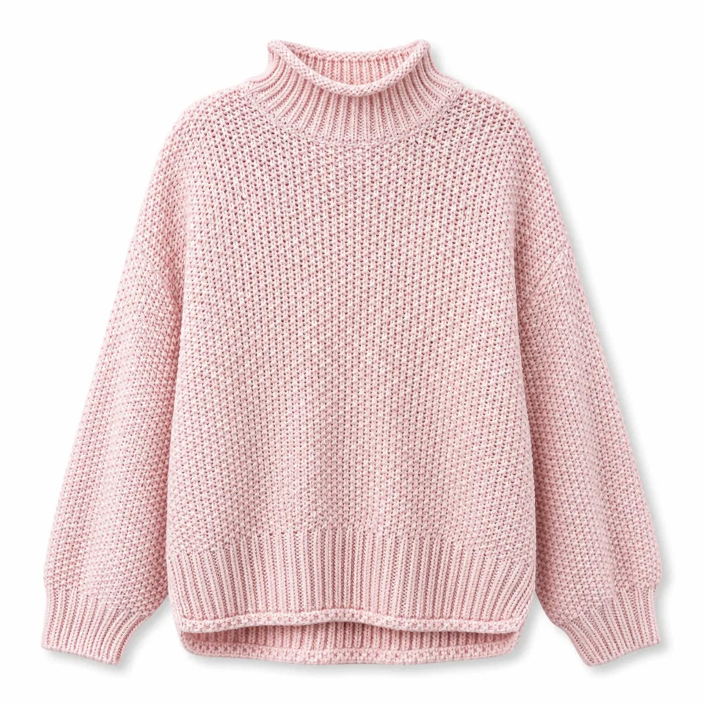 Elowen | Women's Fall Knit Cute Cardigan Sweater - Color:Pink;Size:XS