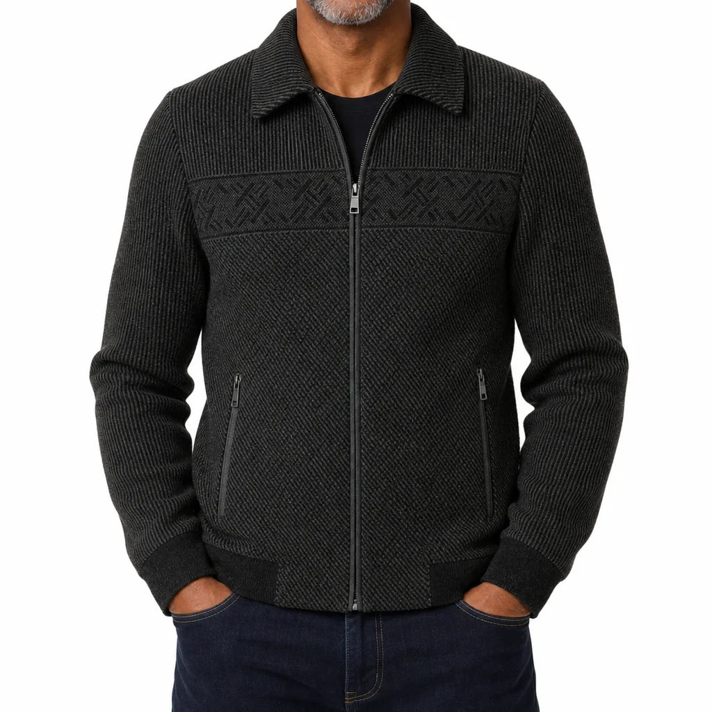 Emerson | Quilted Jacket - Color:Black;Size:S
