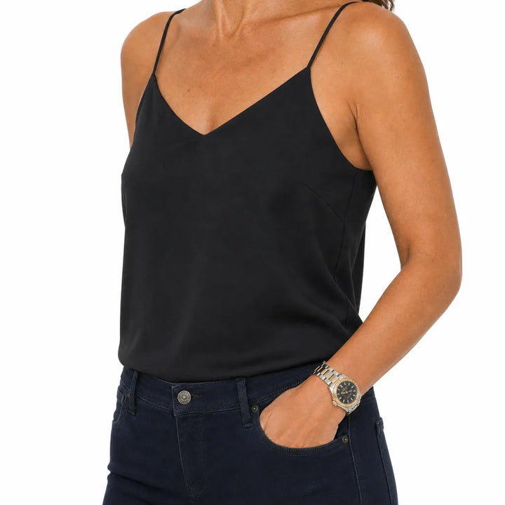 Women's Black Ericka Minimal Cami Top