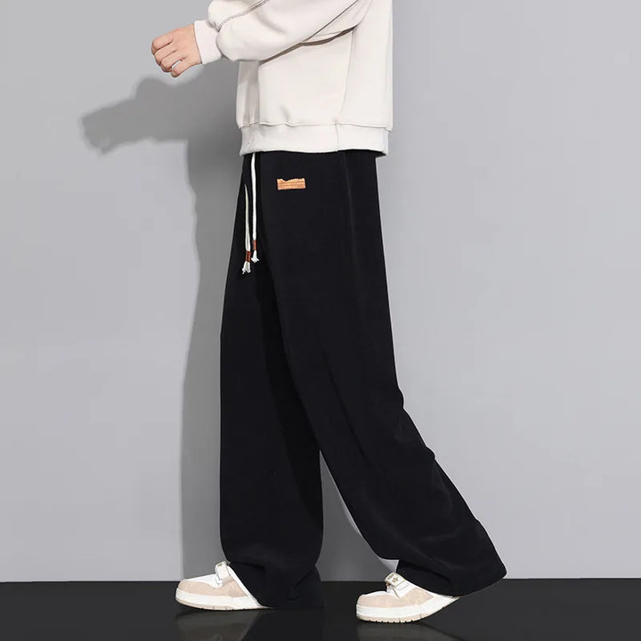 Ernest | Men's Lounge Fleece Sweatpants  - Color:Black;Size:S