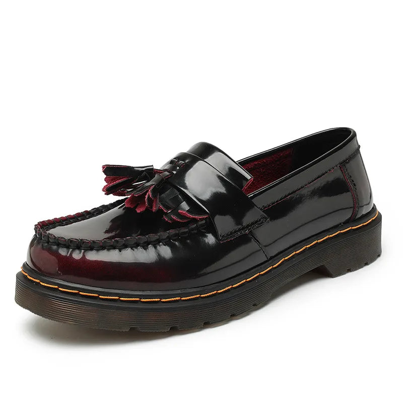 Women's Burgundy Esme | Women's Leather Orthopedic Loafers