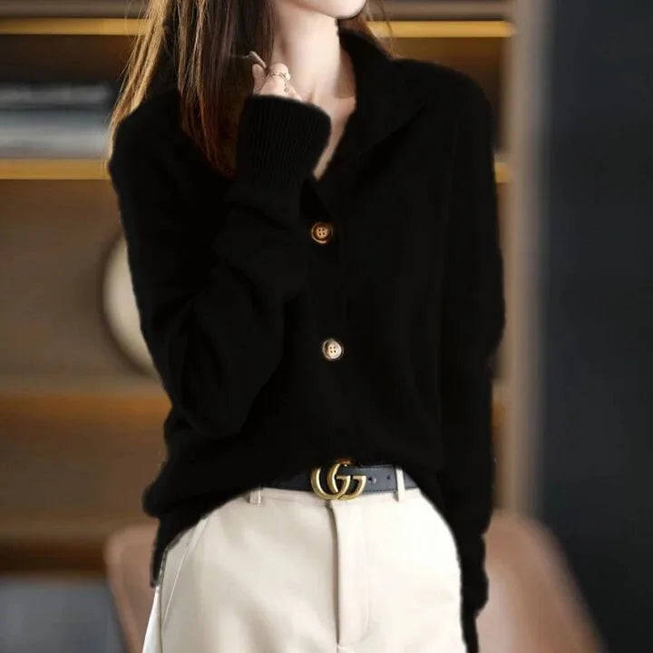 Estella | Women's Cardigan - Color:Black;Size:XS