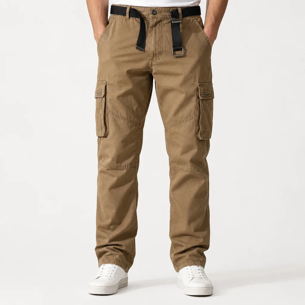 Everard | Mens Work Cargo Pants - Color:Beige;Size:30