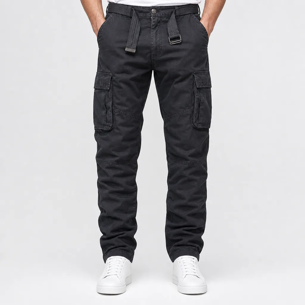 Everard | Mens Work Cargo Pants - Color:Black;Size:30