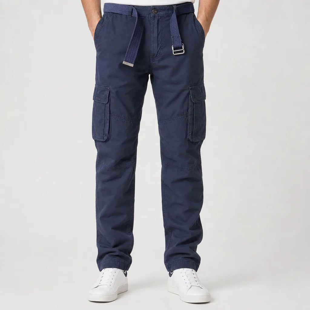 Everard | Mens Work Cargo Pants - Color:Blue;Size:30