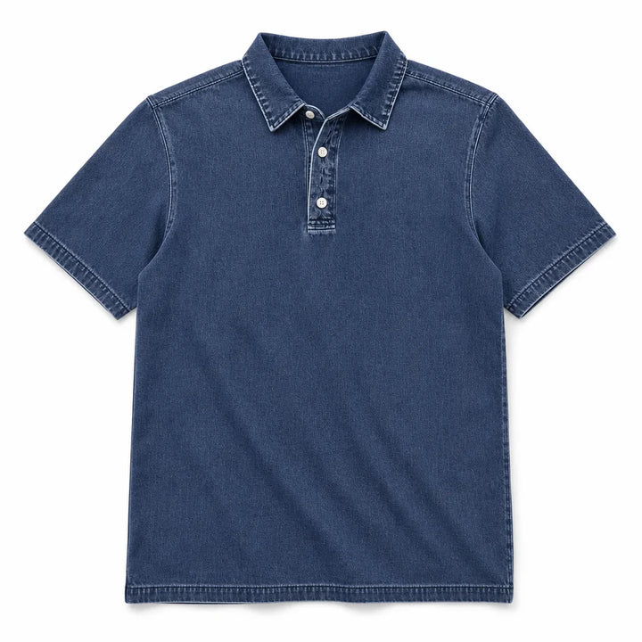 Men's Blue Aston Slim Polo Shirt