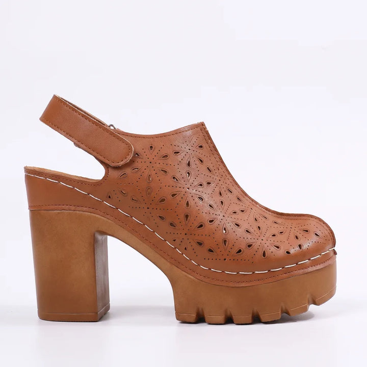 Women's Ezra Chunky Heel Mules
