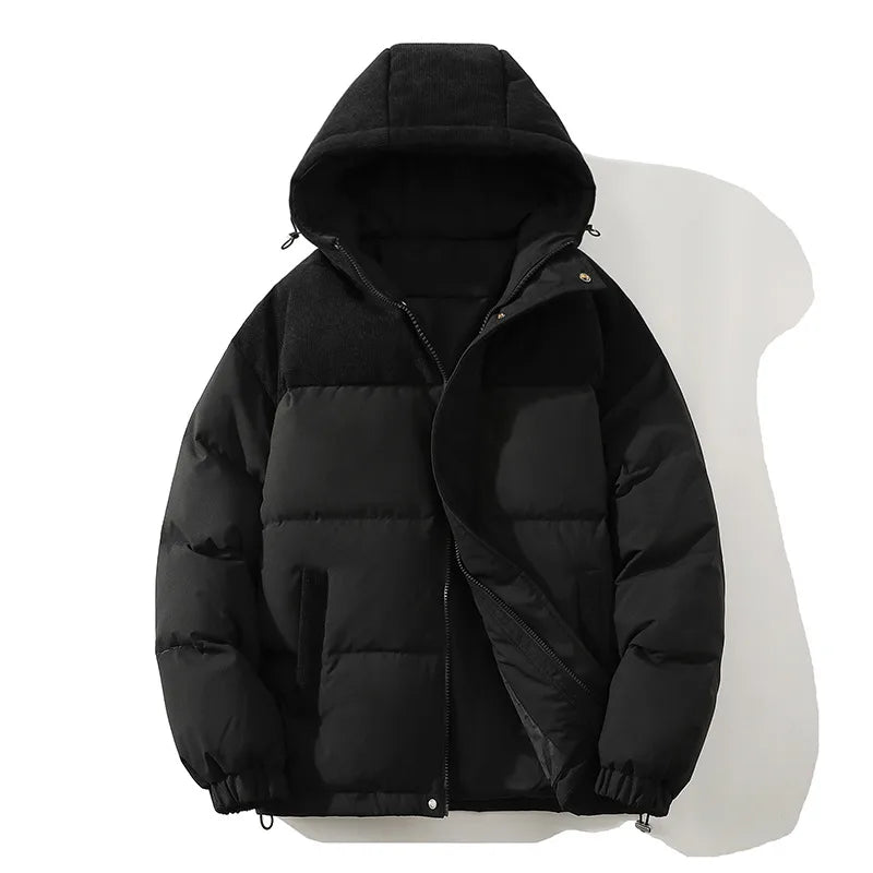 Fairbanks | Men's Hooded Puffer Jacket - Black