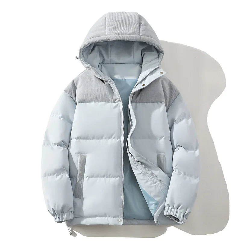 Fairbanks | Men's Hooded Puffer Jacket - Blue