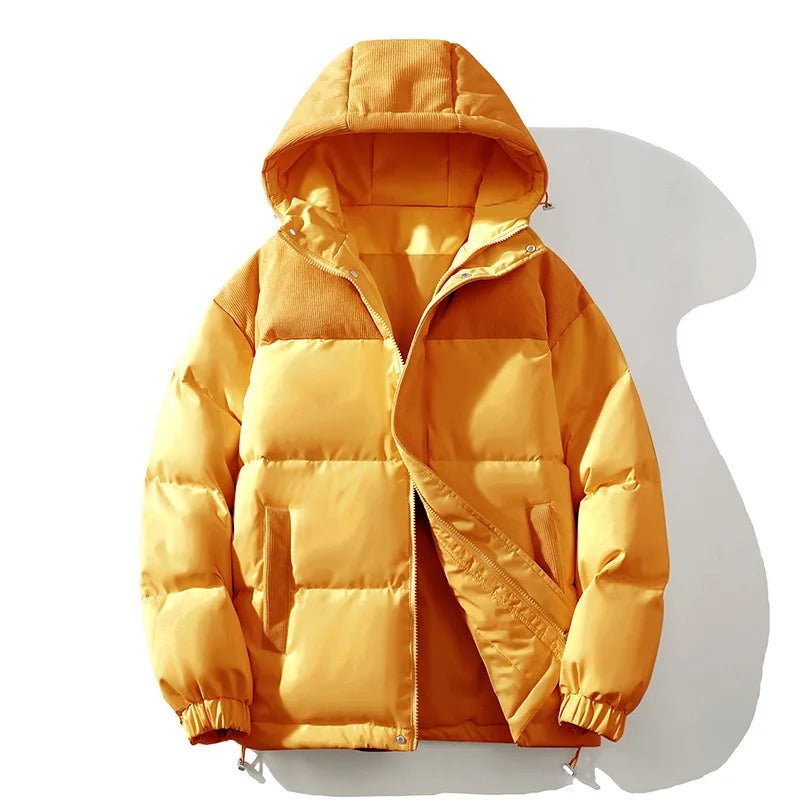 Fairbanks | Men's Hooded Puffer Jacket - Orange