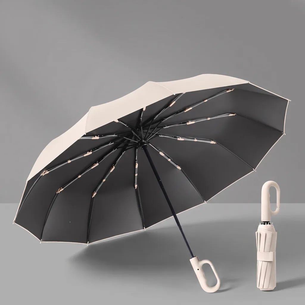 Faraday Folding Umbrella - Color:Beige