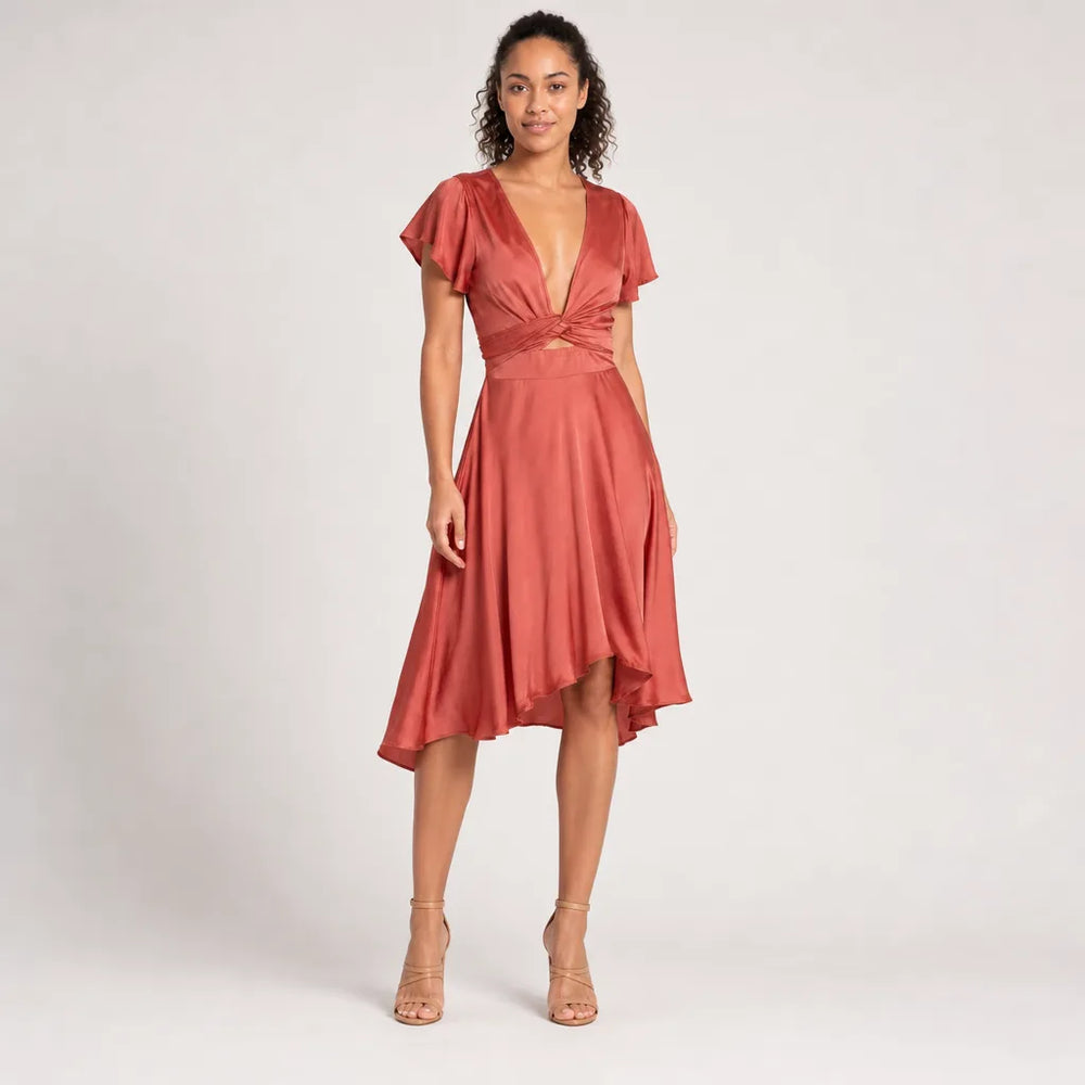 Women's Shiloh V-Neck Asymmetric Dress