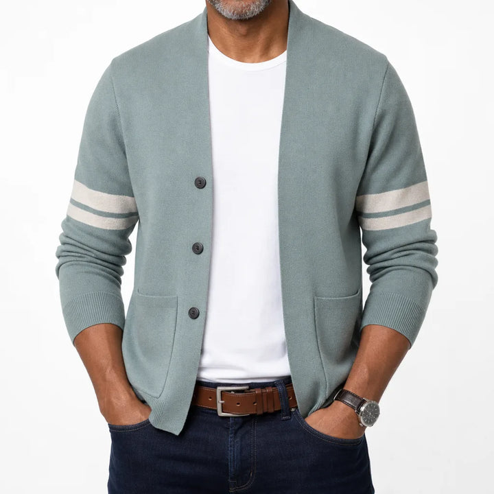 Fenwick Shawl Cardigan - Color:Green;Size:S
