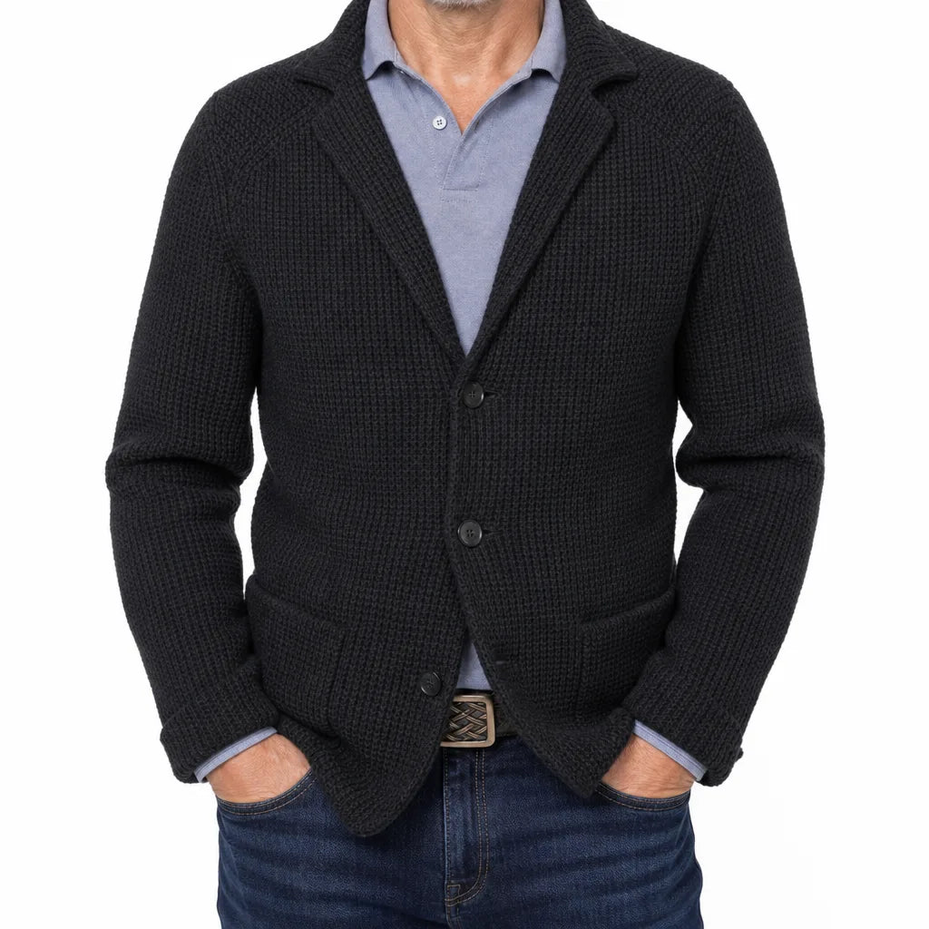 Fitzroy Textured Blazer - Color:Black;Size:XS