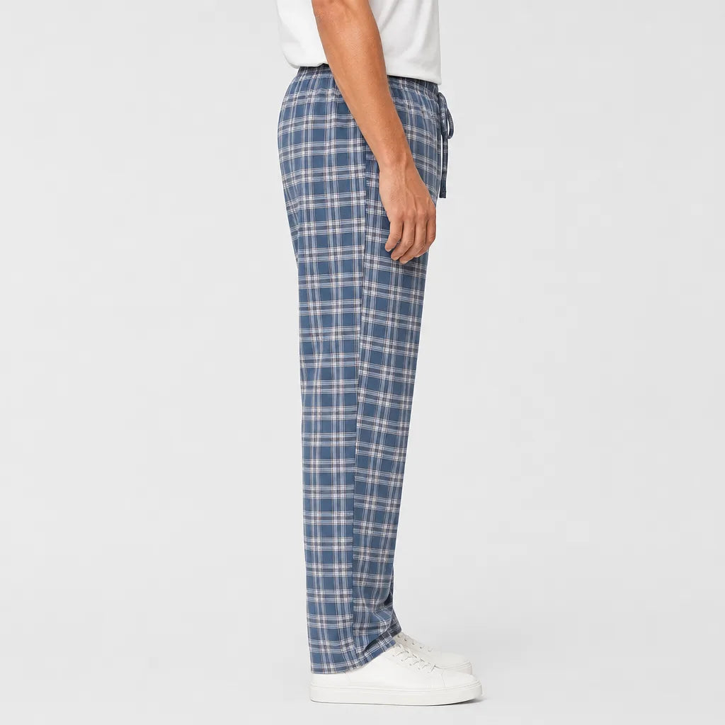 Men's Duffy Cotton Plaid Lounge Pants