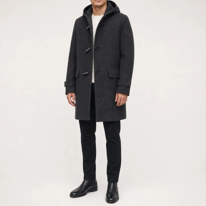 Men's Fraser Hooded Wool Coat