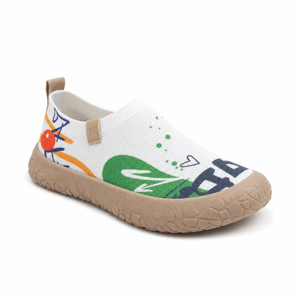 Women's White Cohen Slip On Platform Sneakers