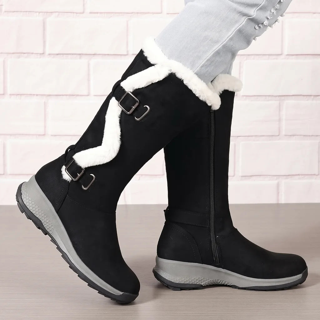 Women's Black Elliott Mid-Calf Boots