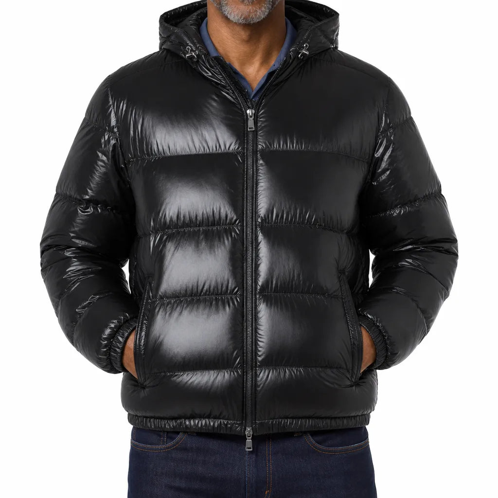 Garrick | Mens Fall Puffer Jacket - Color:Black;Size:XXS