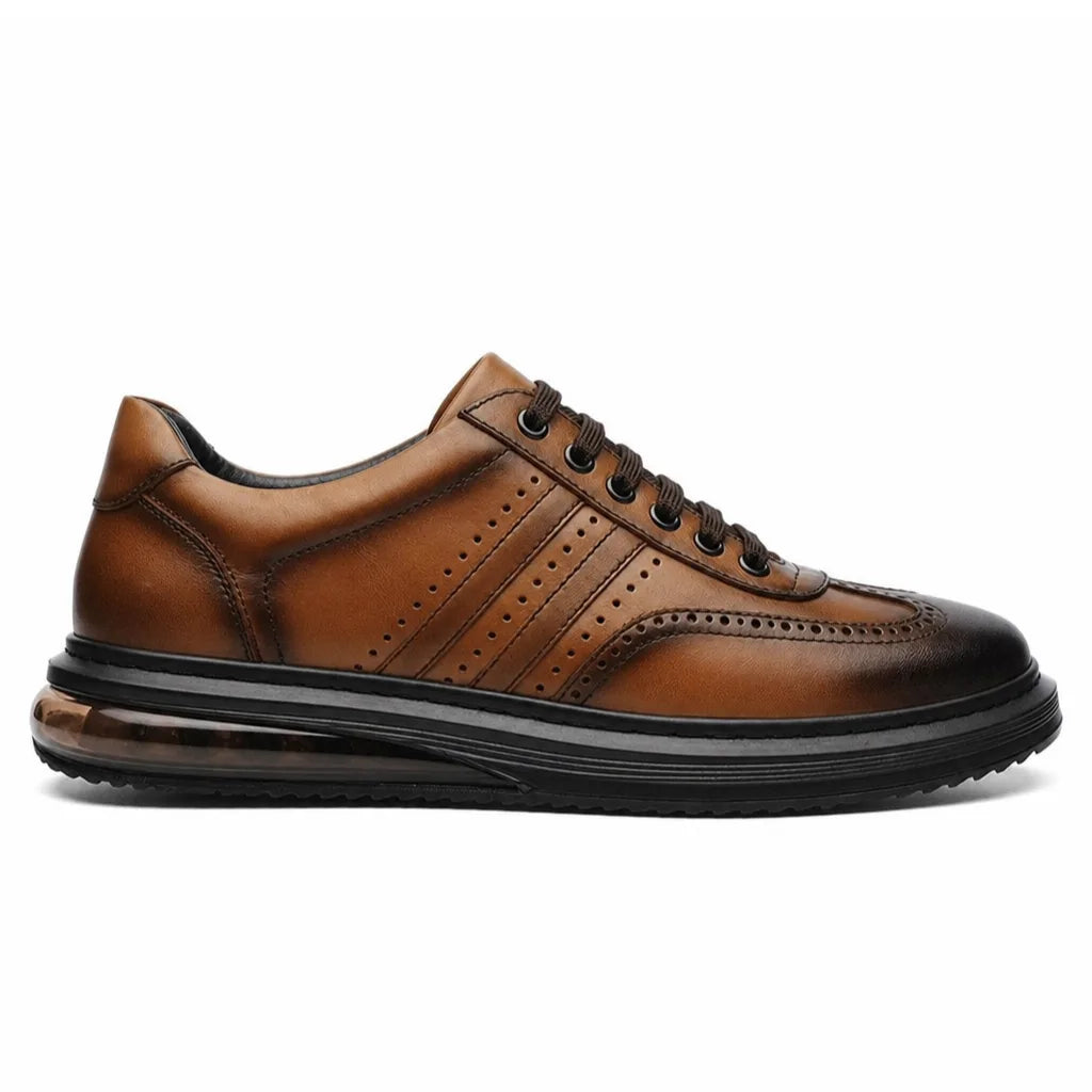 Men's Xavier Leather Brogue Derbies