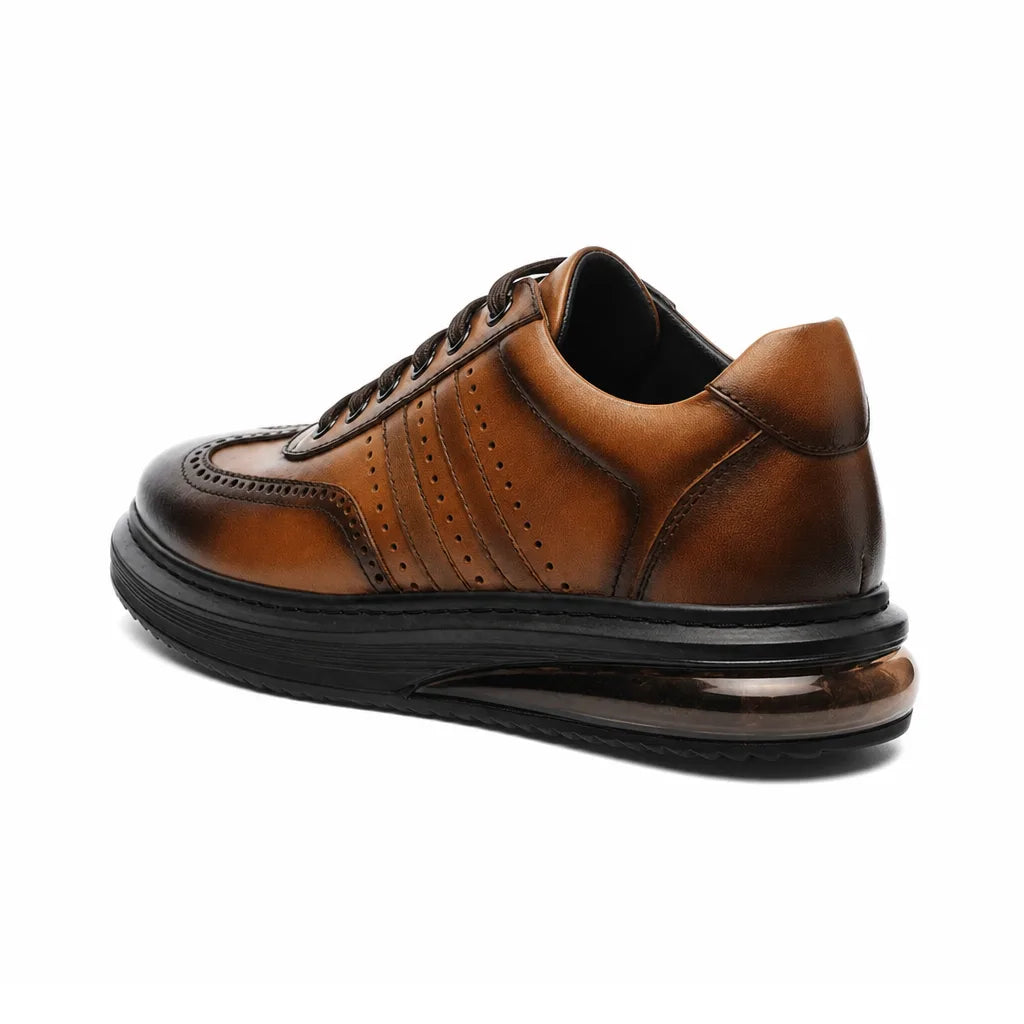 Men's Xavier Leather Brogue Derbies