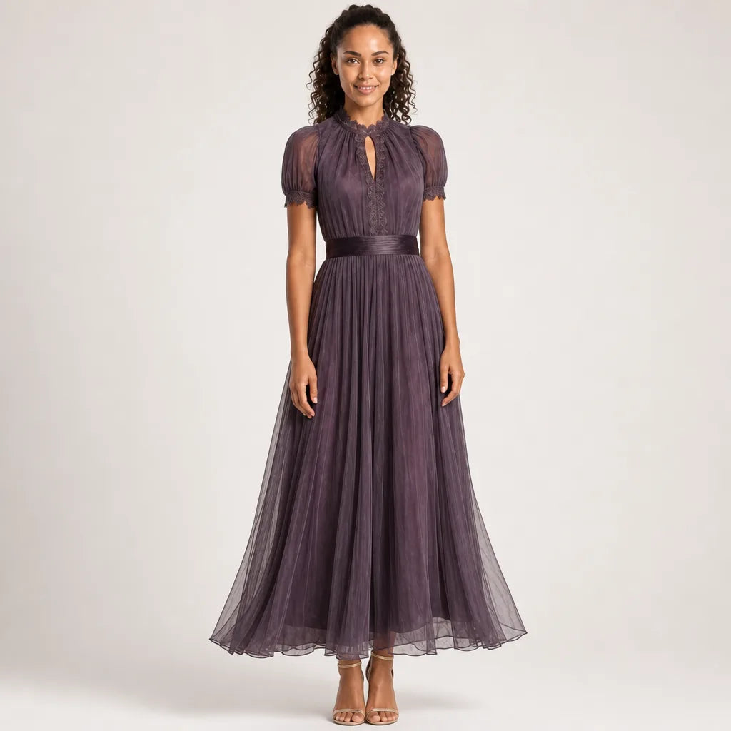 Women's Image color Viola Lace Maxi Dress