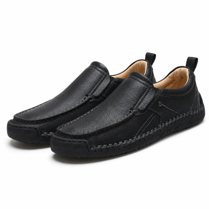 Guthrie | Men's Slip On Loafers - Color:Black;Size:38
