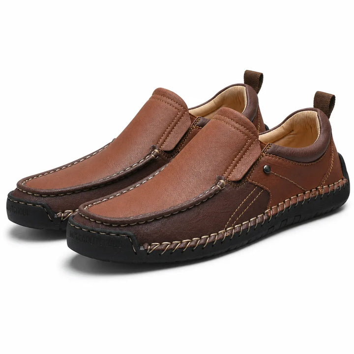 Guthrie | Men's Slip On Loafers - Color:Brown;Size:38