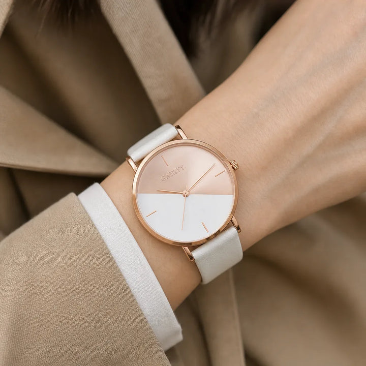 Women's White Wyeth Colorblock Quartz Watch
