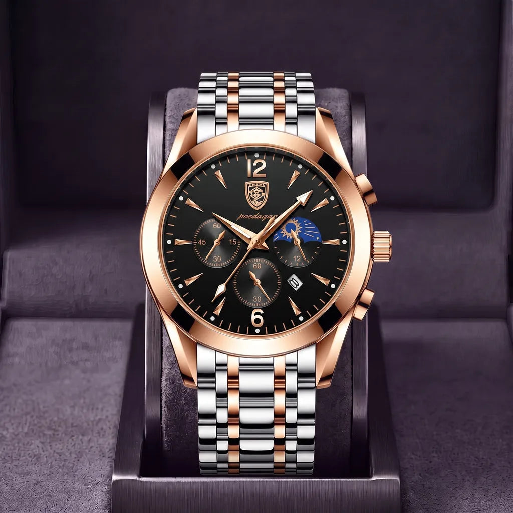 Harvey | Vintage watch - Color:Stainless Steel Rose Gold