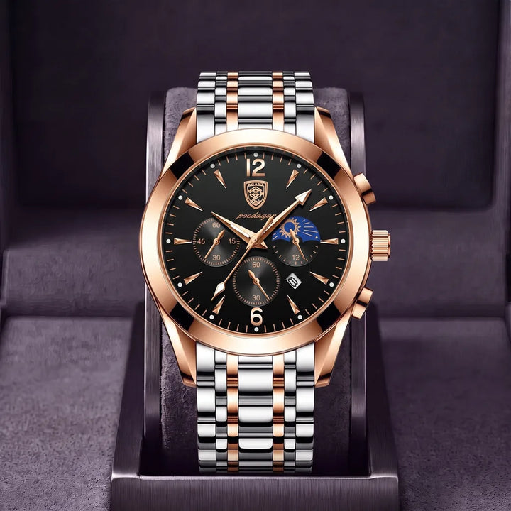 Harvey | Vintage watch - Color:Stainless Steel Rose Gold