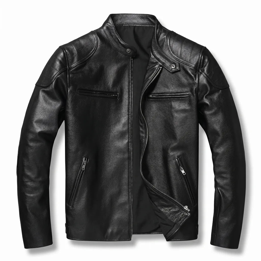 Hayes Stand Collar Jacket - Color:Black;Size:S
