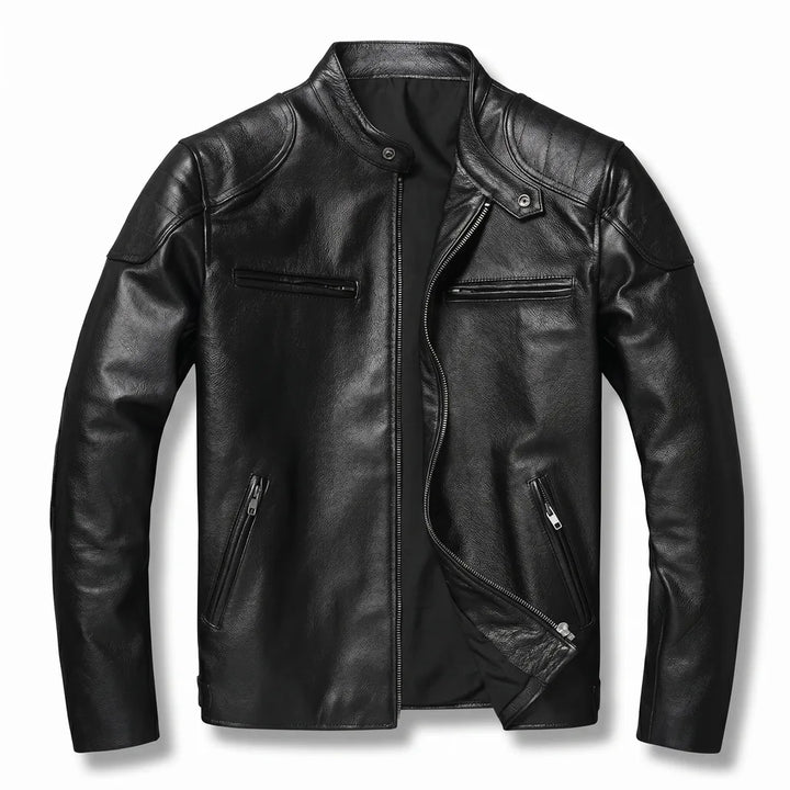 Hayes Stand Collar Jacket - Color:Black;Size:S