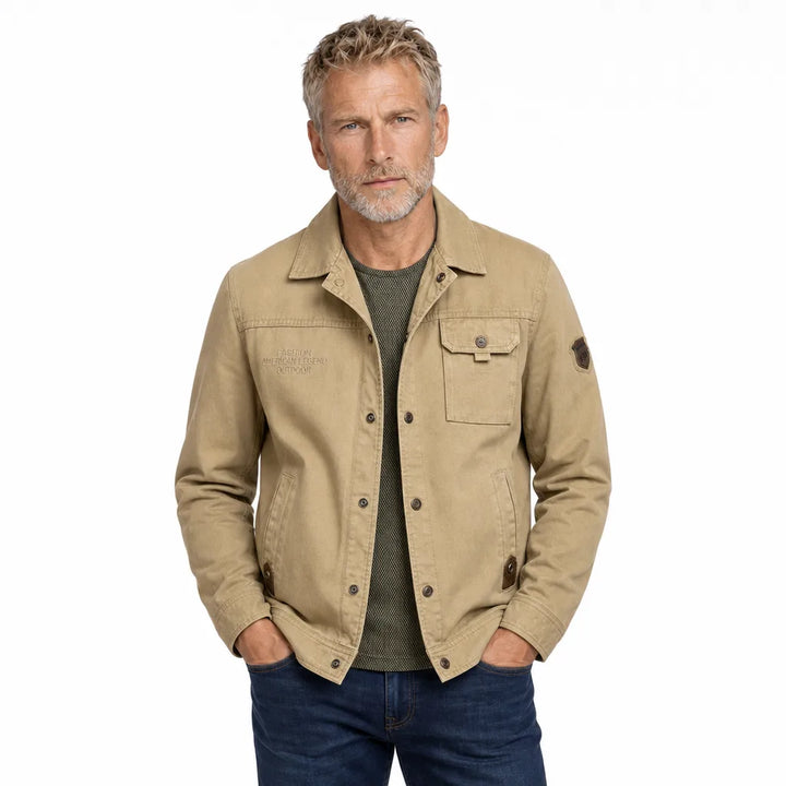 Men's Beige Hearst Multi Pocket Jacket