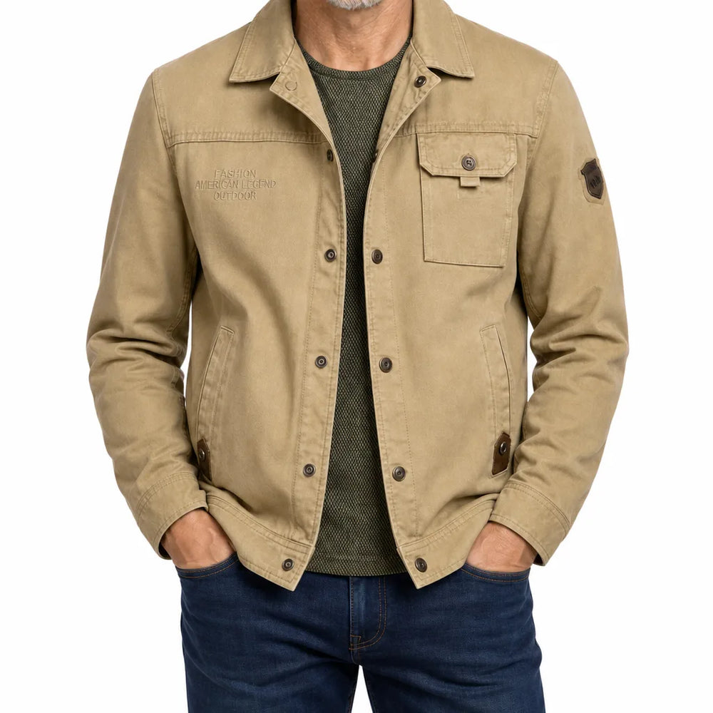 Men's Beige Hearst Multi Pocket Jacket