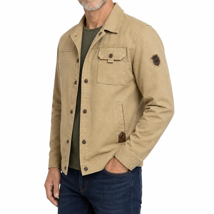 Men's Beige Hearst Multi Pocket Jacket