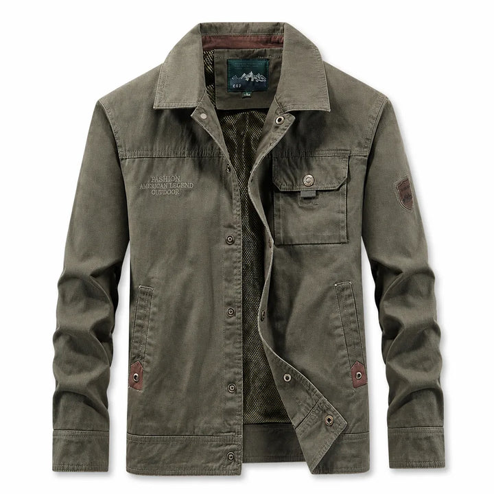 Hearst Multi-Pocket Jacket - Color:Green;Size:S