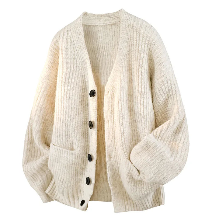 Helen | Women's Soft Knit Cardigan - Size:S;Color:Apricot